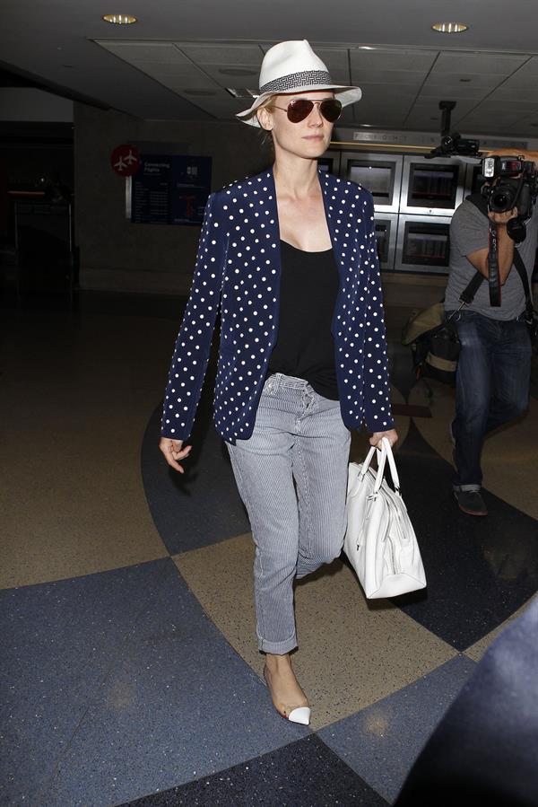 Diane Kruger Arrives At LAX