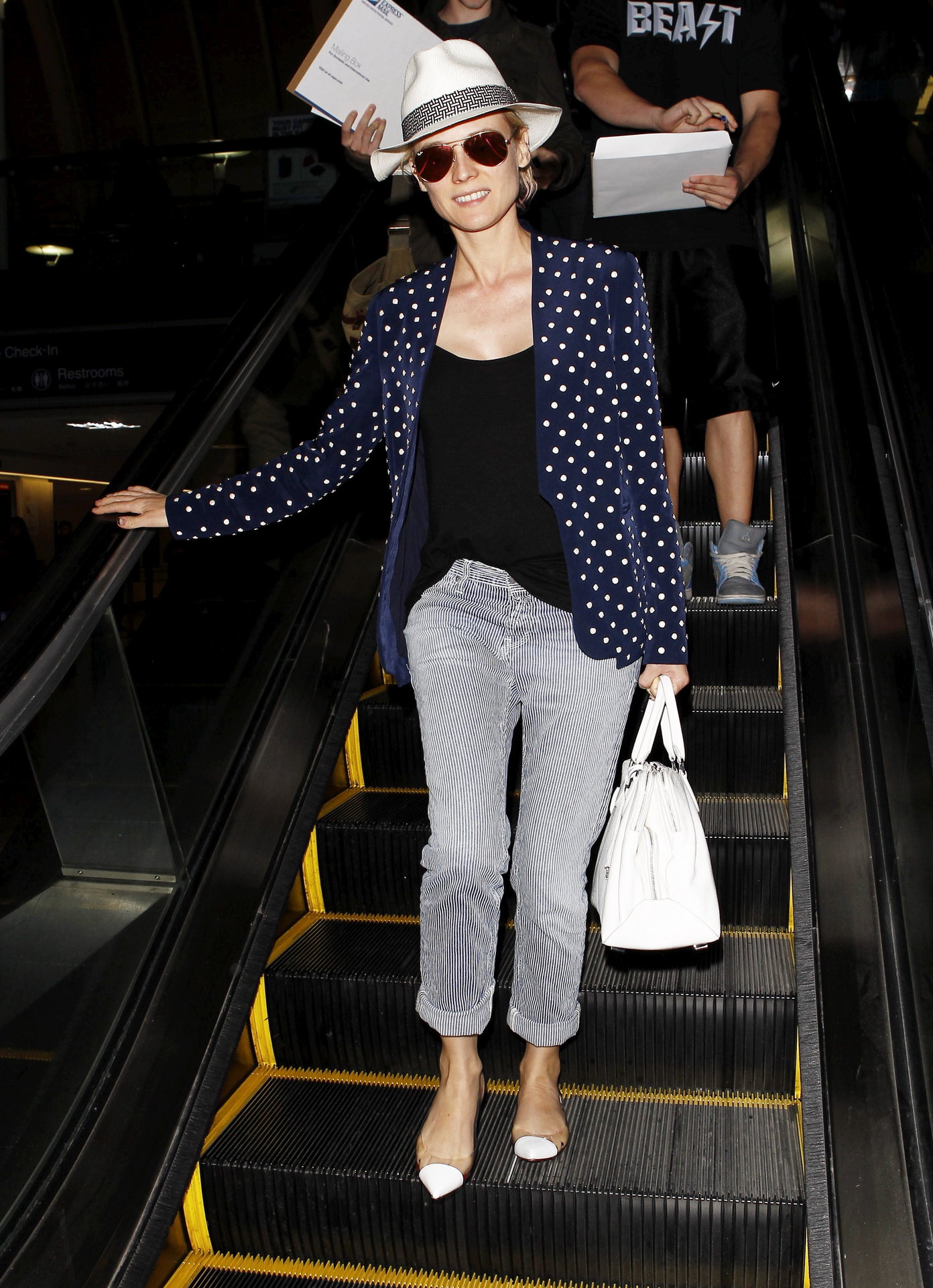 Diane Kruger Arrives At LAX