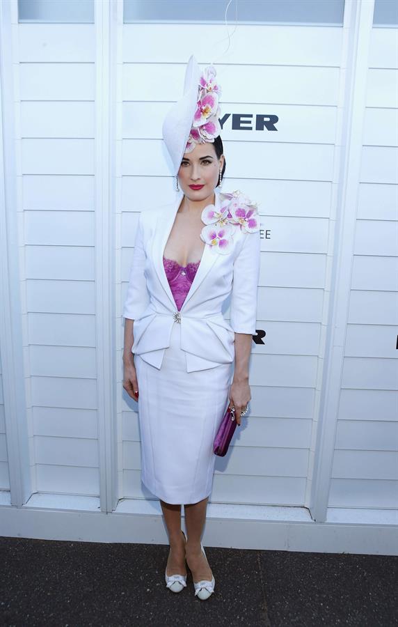 Dita Von Teese Myer Marquee Event - Melbourne Cup Day (November 5, 2013) 