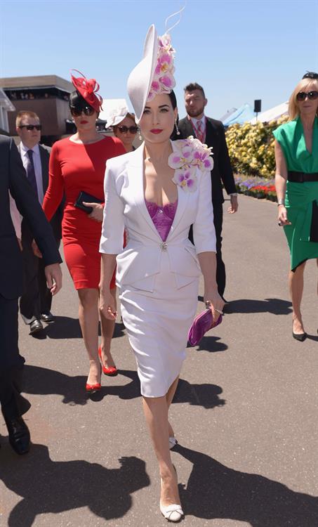 Dita Von Teese Myer Marquee Event - Melbourne Cup Day (November 5, 2013) 