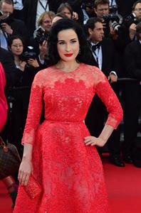 Dita Von Teese 'Behind The Candelabra' Premiere - 66th Annual Cannes Film Festival (May 21, 2013) 