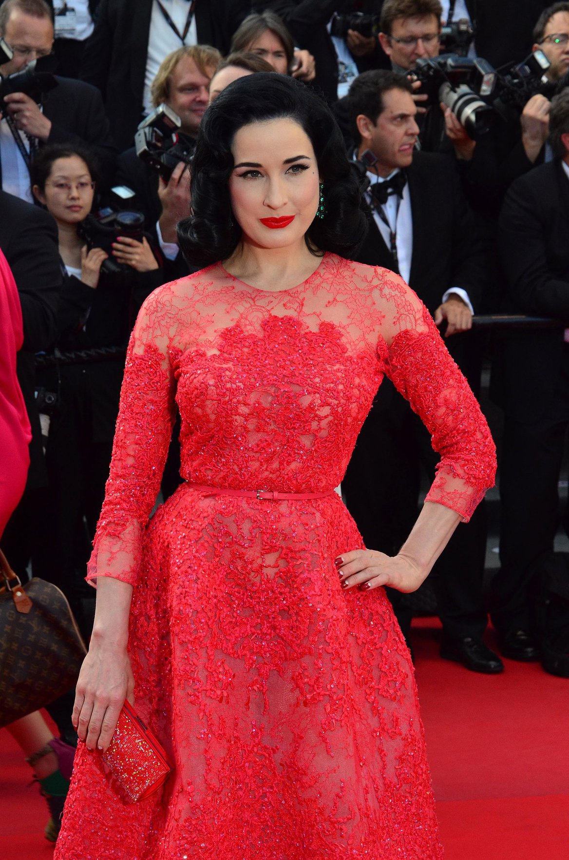 Dita Von Teese 'Behind The Candelabra' Premiere - 66th Annual Cannes Film Festival (May 21, 2013) 