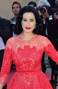 Dita Von Teese 'Behind The Candelabra' Premiere - 66th Annual Cannes Film Festival (May 21, 2013) 