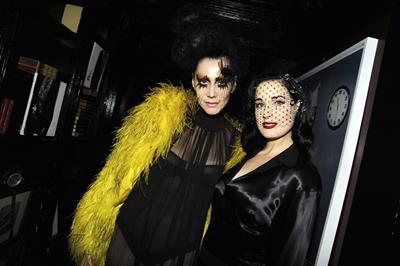 Dita Von Teese at Intimate Dinner Party March 12, 2013 
