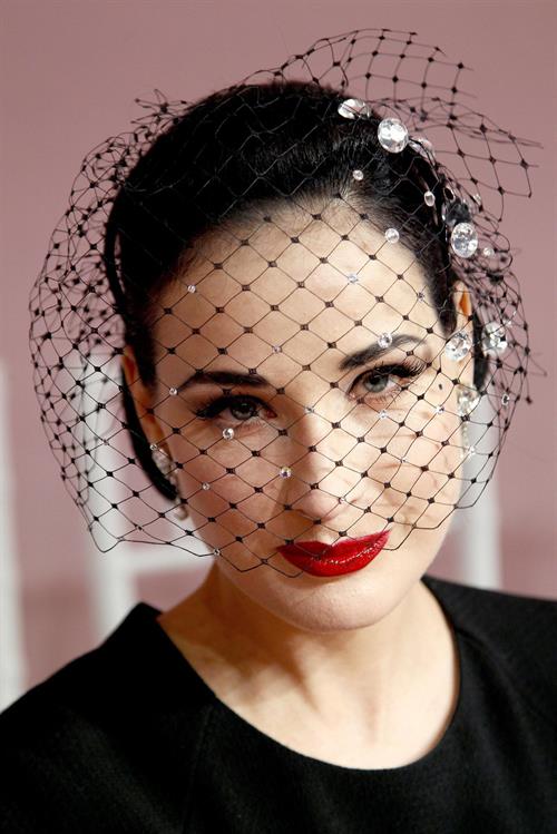 Dita Von Teese Aleis Mabille Fashion Show at Paris Fashion Week 1/21/13 