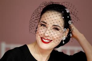 Dita Von Teese Aleis Mabille Fashion Show at Paris Fashion Week 1/21/13 