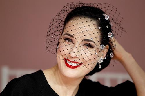 Dita Von Teese Aleis Mabille Fashion Show at Paris Fashion Week 1/21/13 