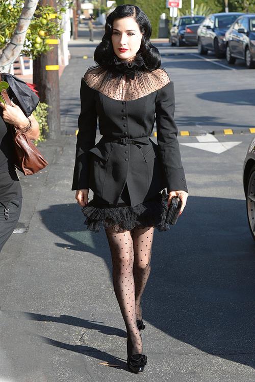 Dita Von Teese - Fragrance Launch in LA 12/15/12  