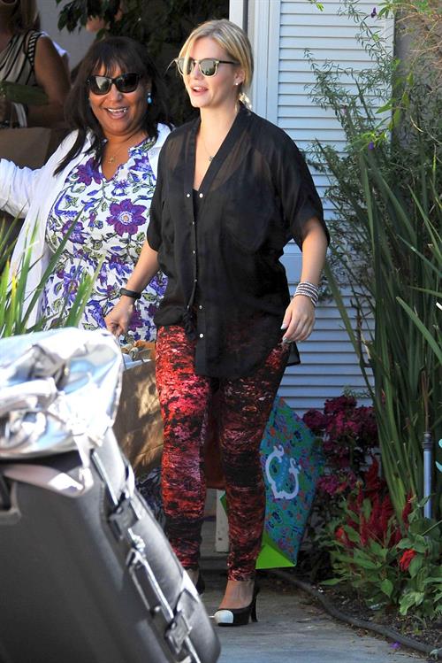 Elisha Cuthbert - Leaving a party in Brentwood - August 12, 2012