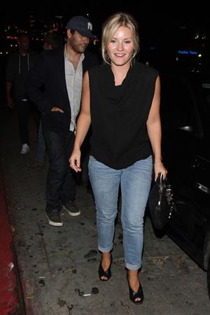 Elisha Cuthbert - Arriving to the Chateau Marmont with a mystery male companion in West Hollywood - August 2, 2012