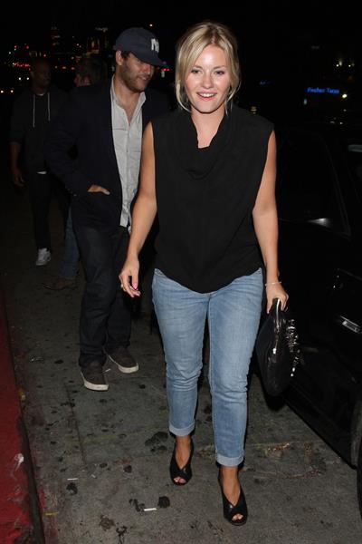 Elisha Cuthbert - Arriving to the Chateau Marmont with a mystery male companion in West Hollywood - August 2, 2012