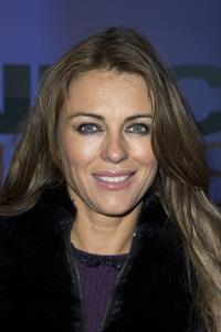 Elizabeth Hurley Screening of Tania Bryer's CNBC Interview with former President Bill Clinton in London