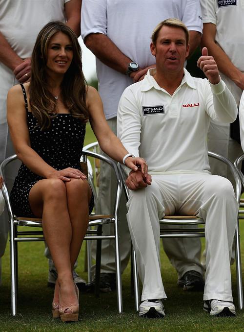 Elizabeth Hurley at Circenster Cricket Club in Cirencester- June 9, 2013 