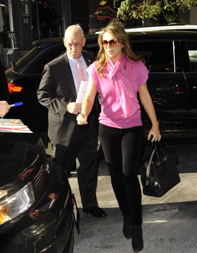 Elizabeth Hurley Fox Studios, New York - Oct 1, 2012 