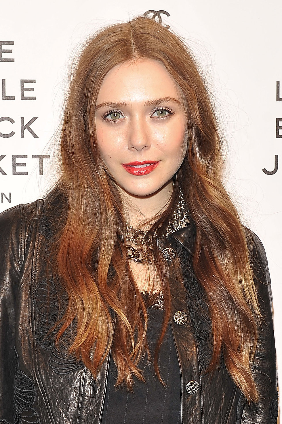 Elizabeth Olsen Chanel The Little Black Jacket - Karl Lagerfeld Photo Ehibition Dinner Party Milan, April 4, 2013 