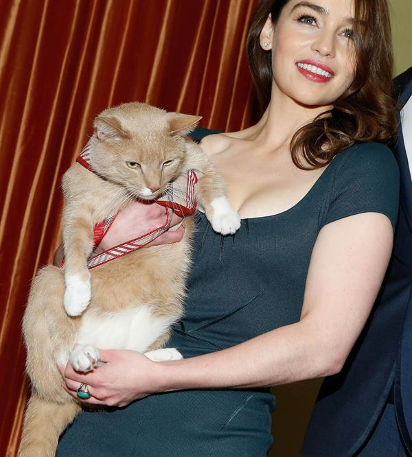 Emilia Clarke 'Breakfast At Tiffany's' Broadway press preview in NYC 2/27/13 