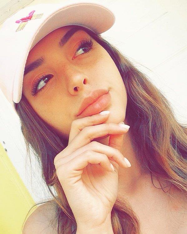 Celine Farach taking a selfie