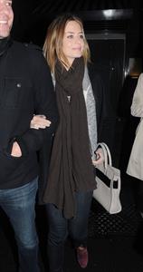 Emily Blunt Dinner at Cecconi's in London, Feb 9, 2013 
