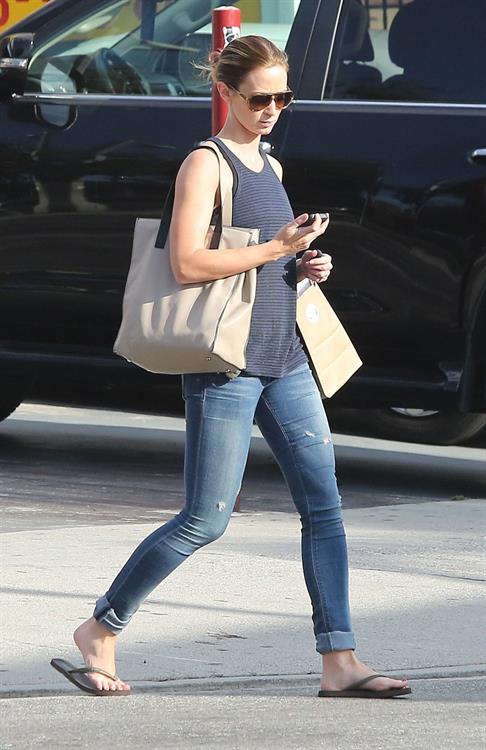 Emily Blunt - Shopping in West Hollywood - August 16, 2012
