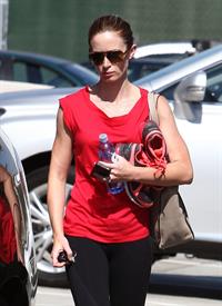 Emily Blunt - Leaving a gym in Los Angeles - August 10, 2012