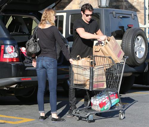 Emily VanCamp shops at Gelson's in Los Feliz 2/22/13 
