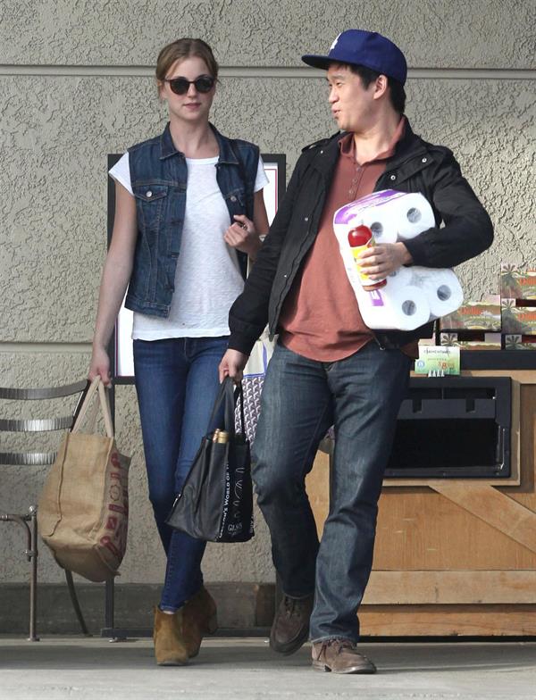 Emily VanCamp at Gelson's Market in Los Feliz 3/16/13 