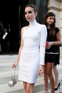 Emma Roberts - Versace Fashion Show, Paris 6/30/13