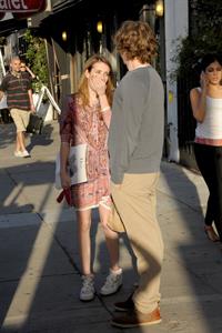 Emma Roberts - Steps out with boyfriend Evan Peters at Third Street in Los Angeles (28.05.2013) 