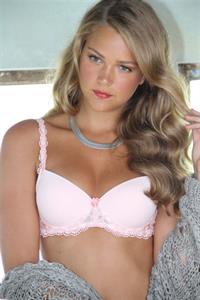 Esti Ginzburg in lingerie