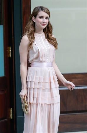 Emma Roberts Pre-Met Ball special screening of 'The Great Gatsby' in NYC 5/5/13 