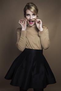 Emma Roberts Victoria Will Photoshoot on Friday in New York - October 19, 2012 