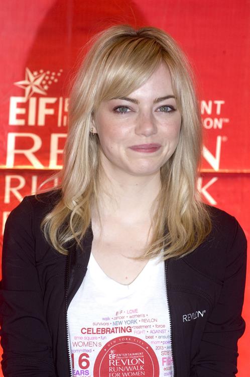 Emma Stone Revlon Run/Walk For Women in New York City - May 4, 2013 