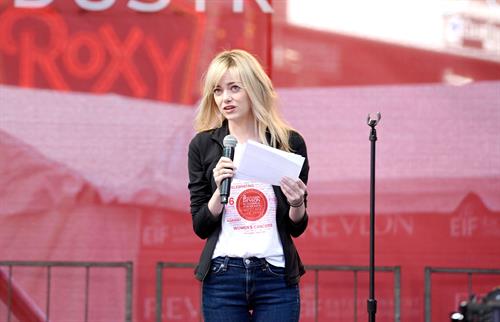 Emma Stone Revlon Run/Walk For Women in New York City - May 4, 2013 