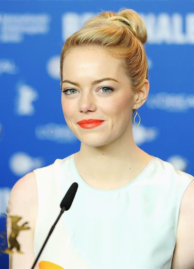 Emma Stone  'The Croods' photocall at 63rd Berlinale Int. Film Festival in Berlin 2/15/13 