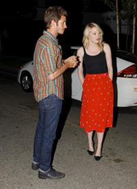 Emma Stone Out To Dinner - August 20, 2012 