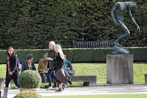 Emma Stone at Musee Rodin in Paris - October 4,2012 