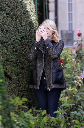 Emma Stone at Musee Rodin in Paris - October 4,2012 