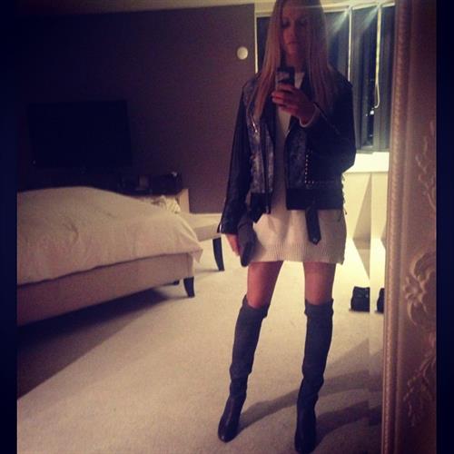 Ginta Lapina taking a selfie