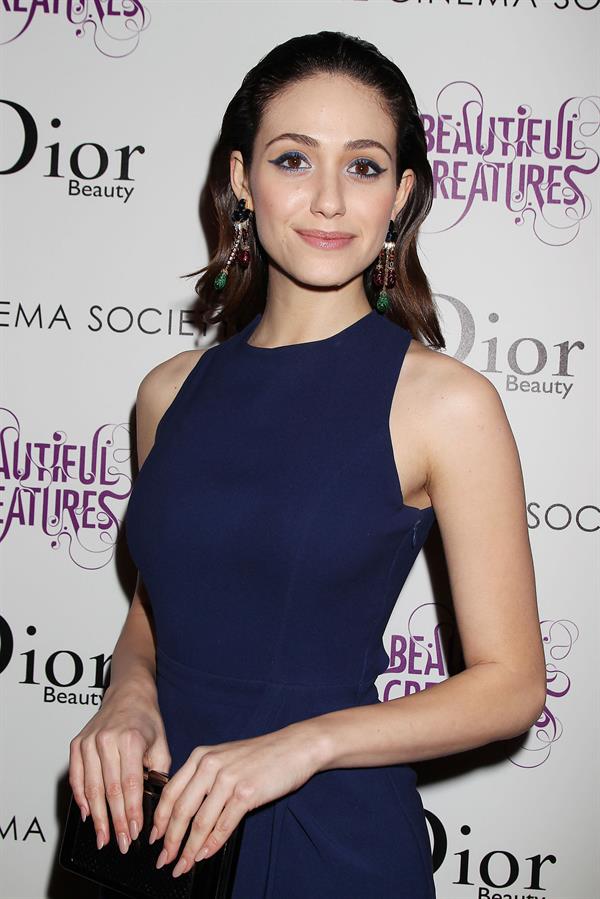 Emmy Rossum 'Beautiful Creatures' screening in New York 2/11/13 