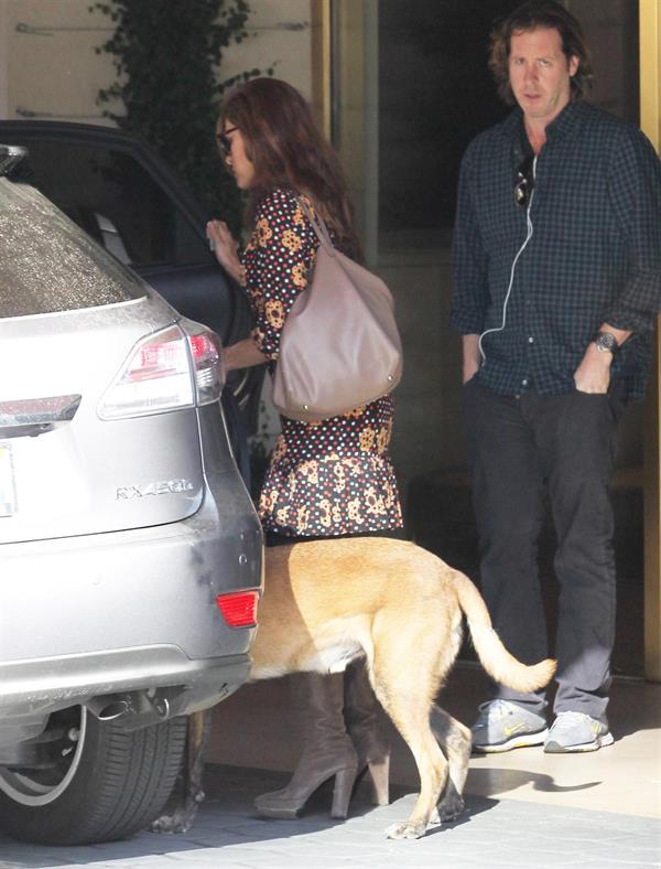 Eva Mendes in West Hollywood on February 13, 2013