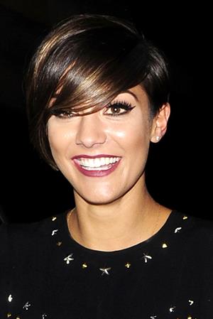 Frankie Sandford Leaving Novikov Restaurant - November 14, 2012 