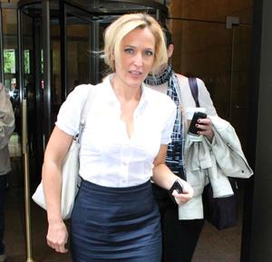 Gillian Anderson Visits the SiriusXM Studios (May 16, 2013) 