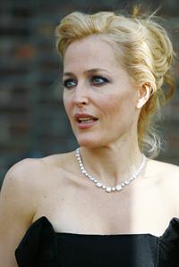 Gillian Anderson Fashion Rules Exhibition launch party in London July 4, 2013 