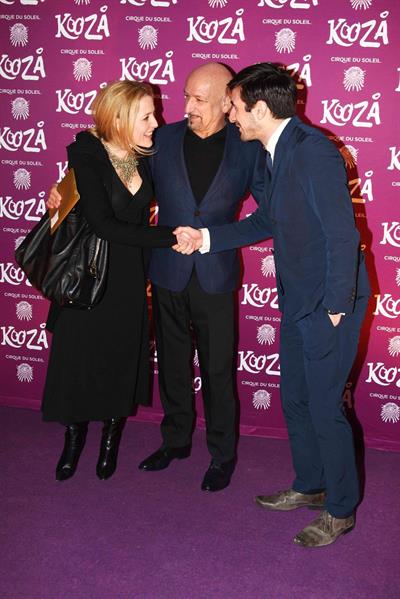 Gillian Anderson - Cirque Du Soleil's Kooza 1/8/13  