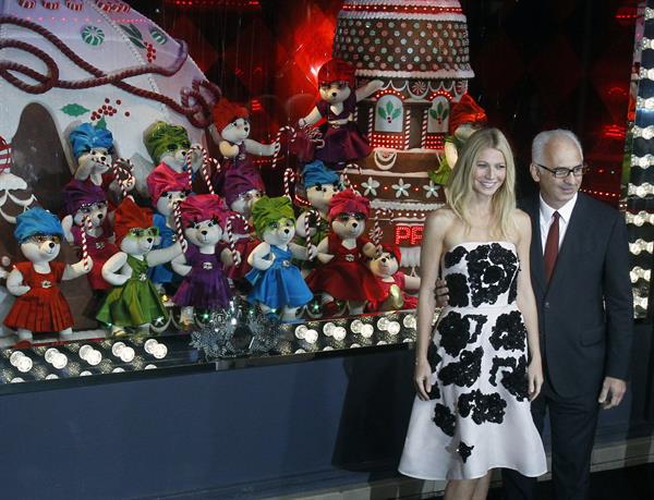 Gwyneth Paltrow Printemps Christmas Decorations Inauguration In Paris -- Nov. 7, 2013 