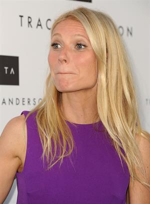 Gwyneth Paltrow Tracy Anderson flagship studio opening in Brentwood 4/4/13 