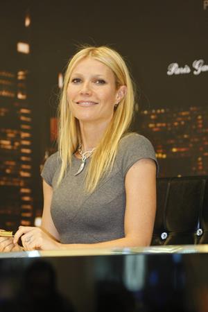 Gwyneth Paltrow makes an in store appearance for Boss Nuit at Paris Gallery, Dubai Mall on December 5, 2012 