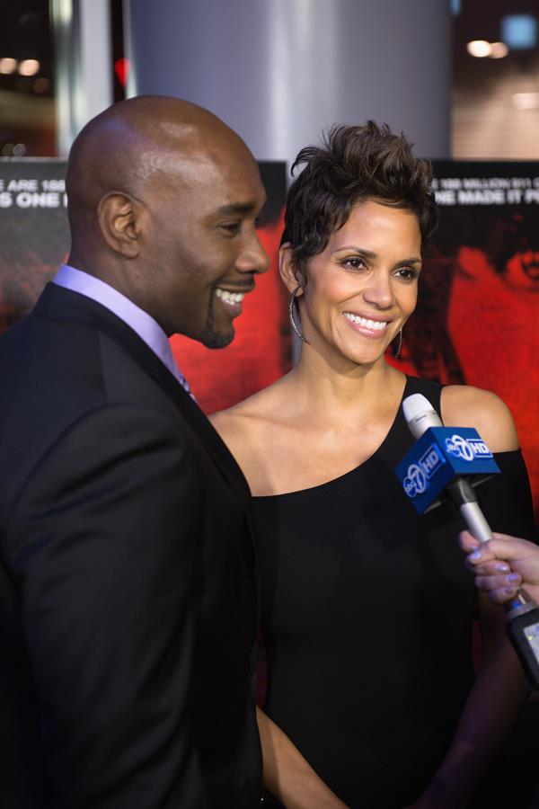 Halle Berry attends the Chicago Premiere of The Call in Chicago on February 28, 2013