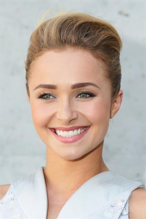 Hayden Panettiere Giorgio Armani show during Milan Menswear Fashion Week Spring Summer 2014 in Milan on June 25, 2013