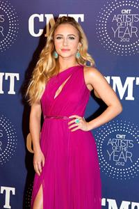 Hayden Panettiere Arrives at the CMT Artist Of The Year at The Factory on December 3, 2012